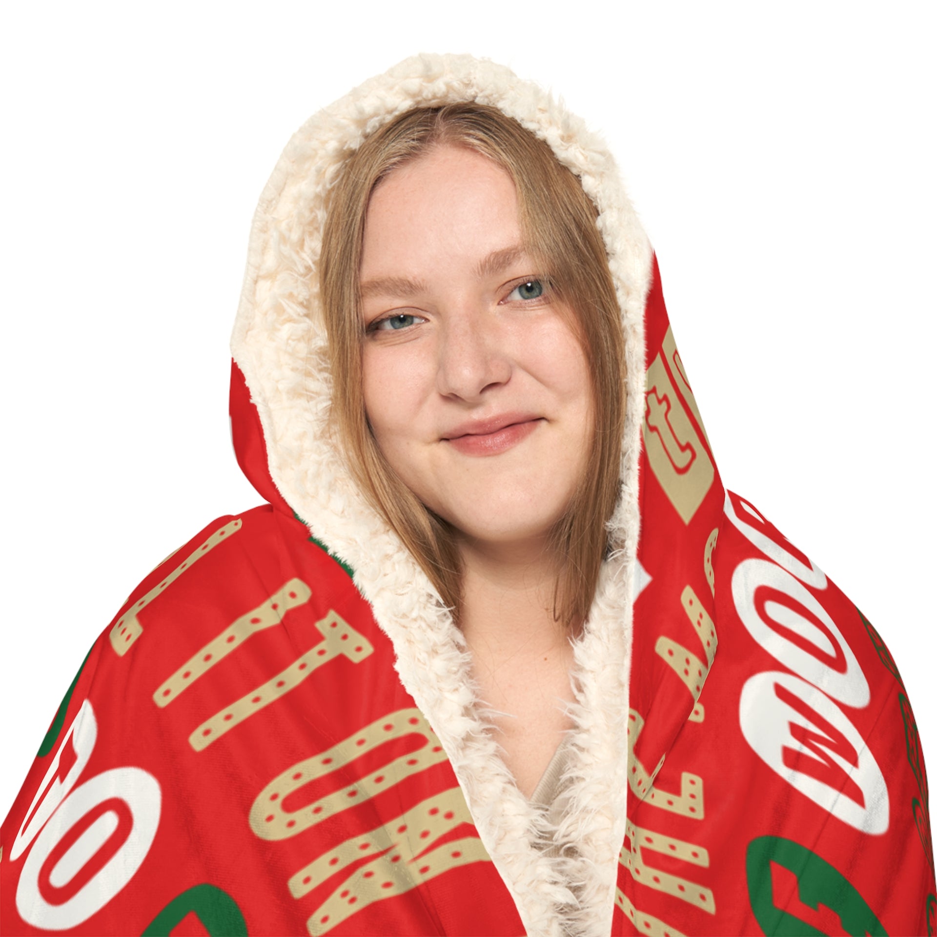 Team Jesus 365 - Christmas Snuggle Blanket (Jolly Red)
