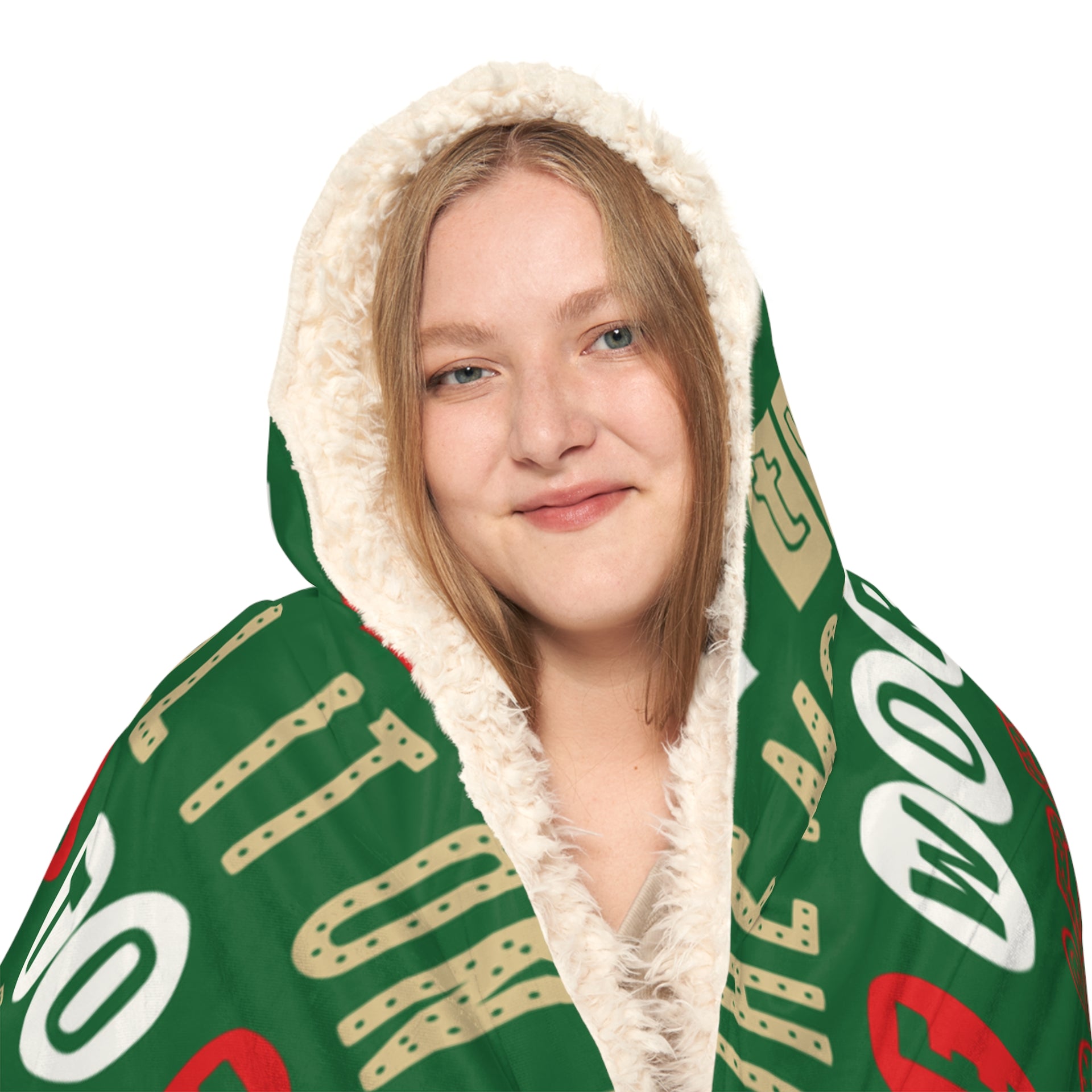 Team Jesus 365 - Christmas Snuggle Blanket (Holly Green)