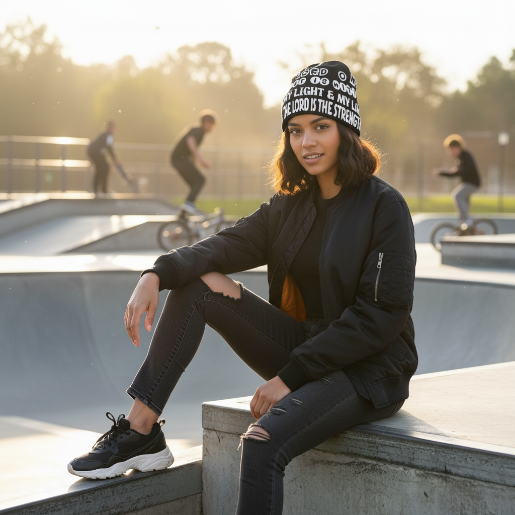 "Praise the Lord - All Day, Everyday"  Beanie