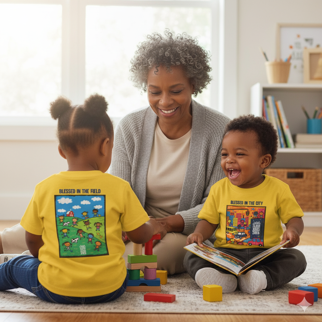 Blessed in the City, Blessed in the Field - Joyful Tee