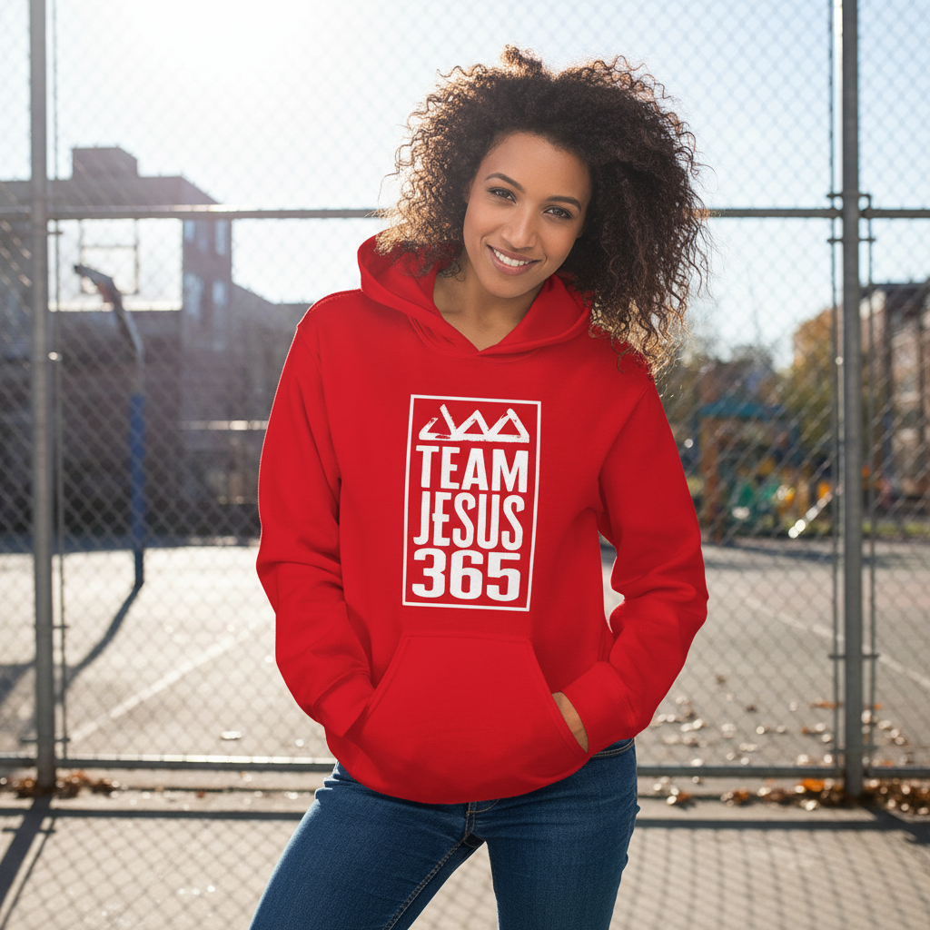 Team Jesus 365 (Branded) - Unisex Hoodie (Bright Colors)