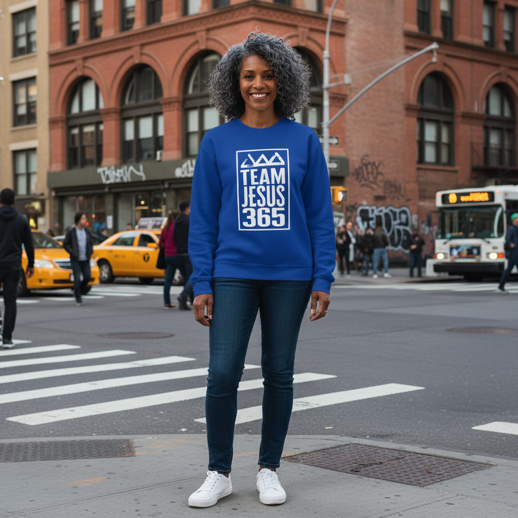 Team Jesus 365 (Branded) Unisex Sweatshirt - Bright Colors