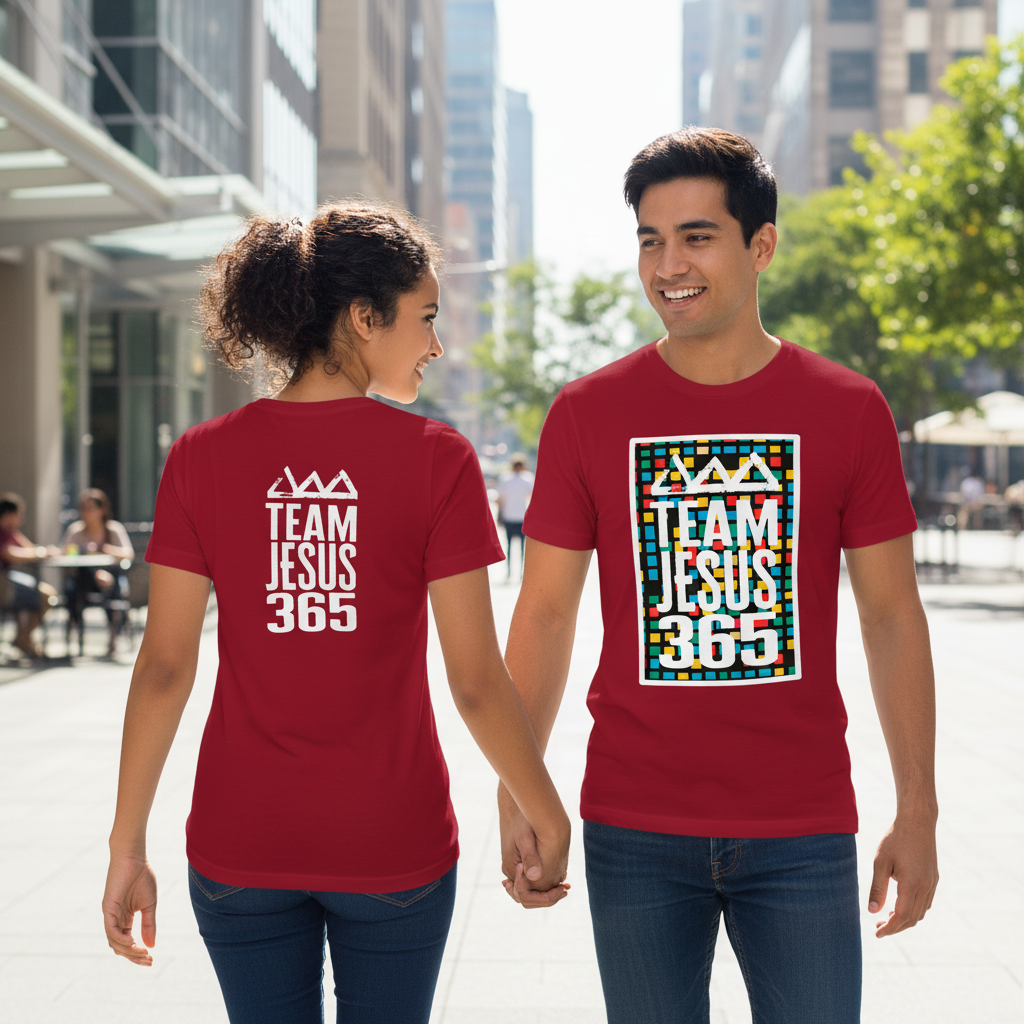 Team Jesus 365 (Branded-Mosaic) - Unisex t-shirt