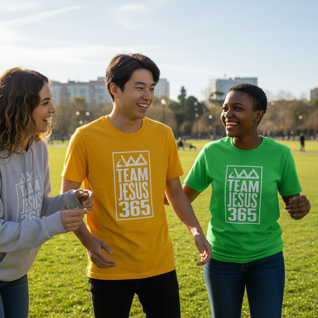 Team Jesus 365 (Branded) - Unisex t-shirt (Bright Colors)