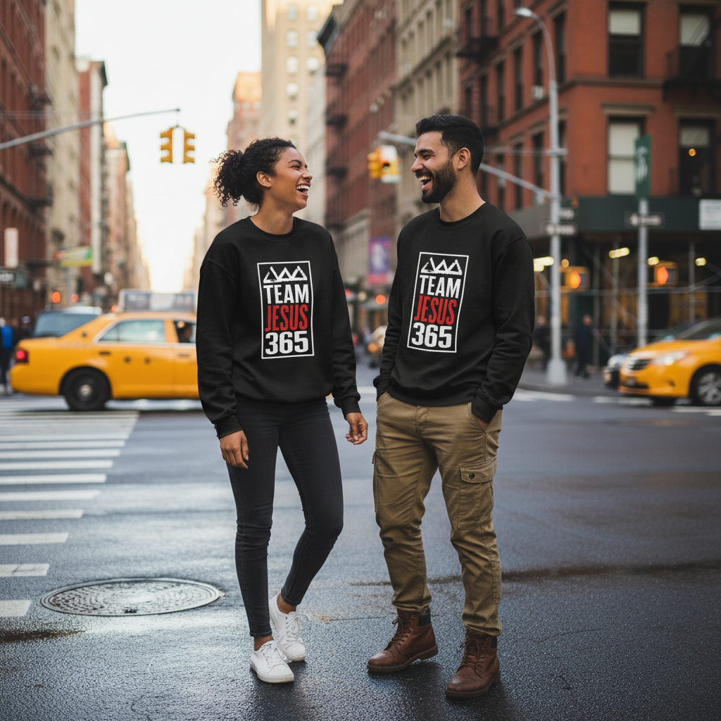 Team Jesus 365 (Branded) - Unisex Sweatshirt (Dark Colors)