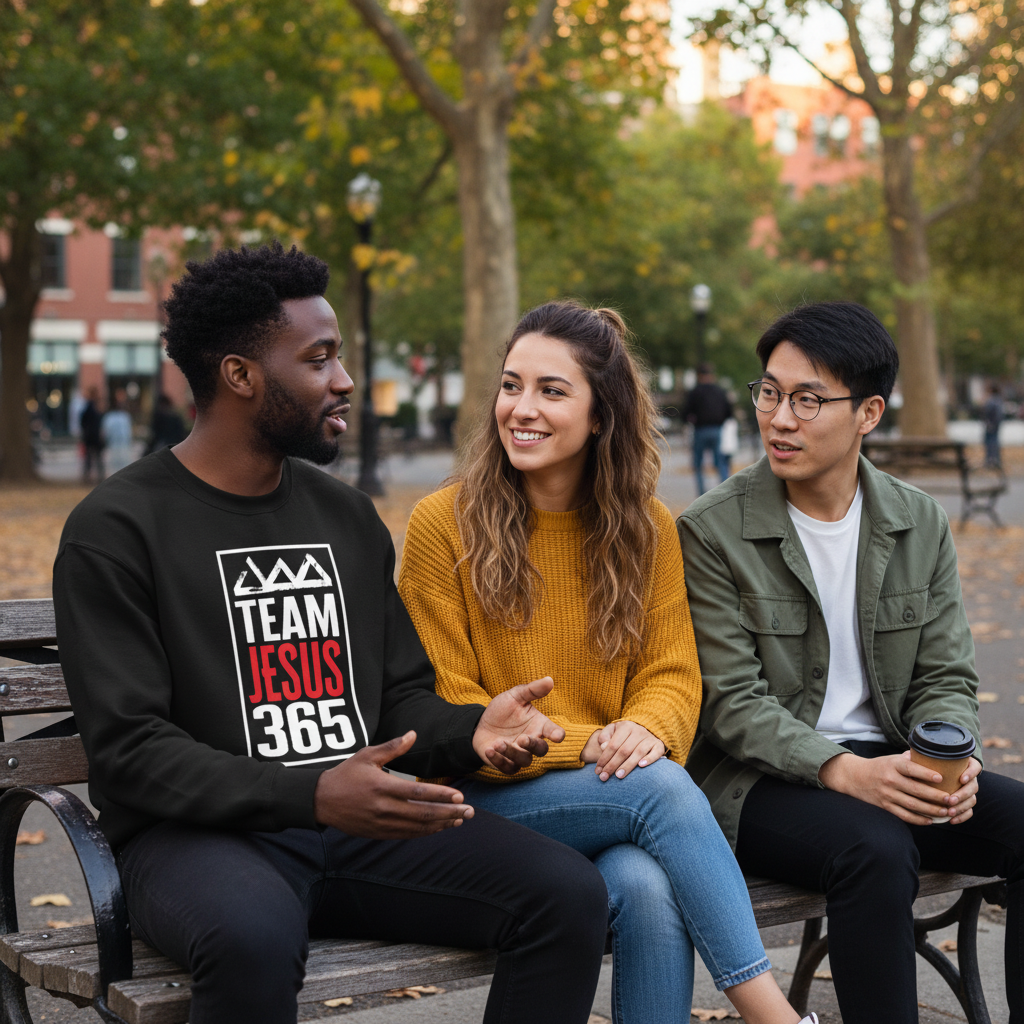 Team Jesus 365 (Branded) - Unisex Sweatshirt (Dark Colors)