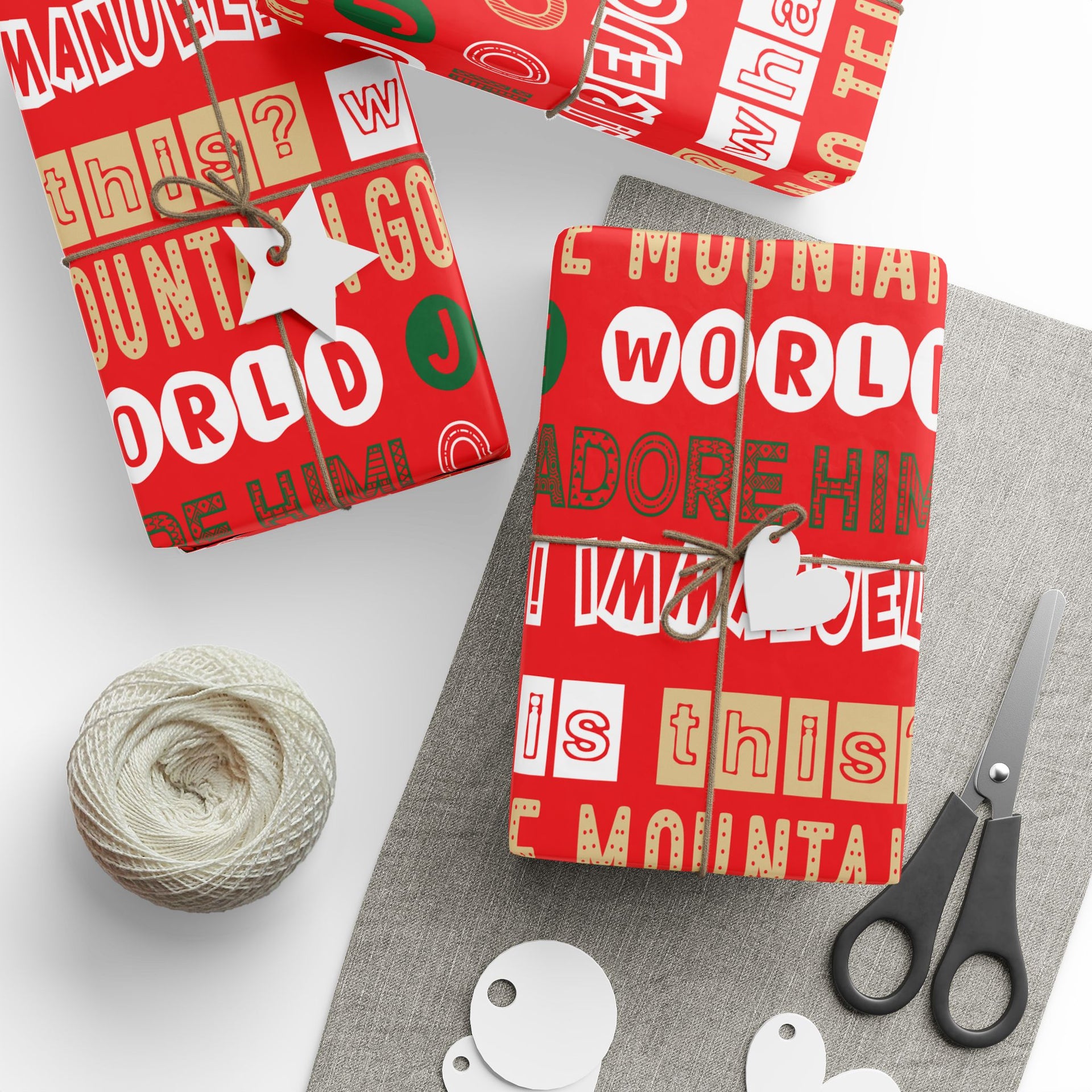 Team Jesus 365 - Wrapping Paper (Jolly Red)
