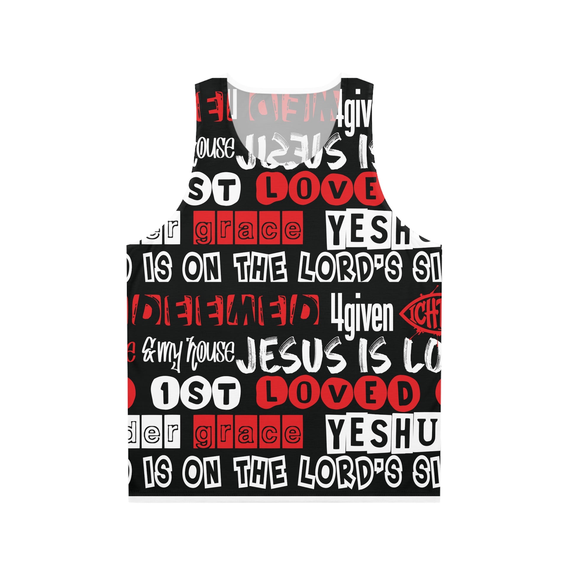 "I Love Jesus" - Faith-Inspired Unisex Tank Top
