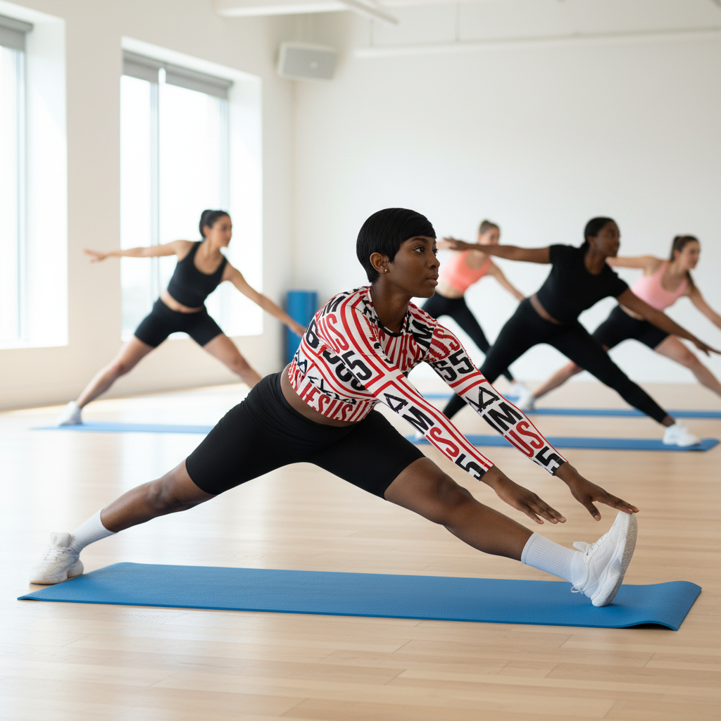 Team Jesus 365 (Branded) - Recycled Long-sleeve Crop Top