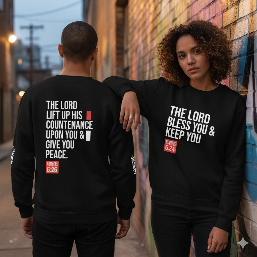 Numbers 6:24, 26 - Unisex Sweatshirt