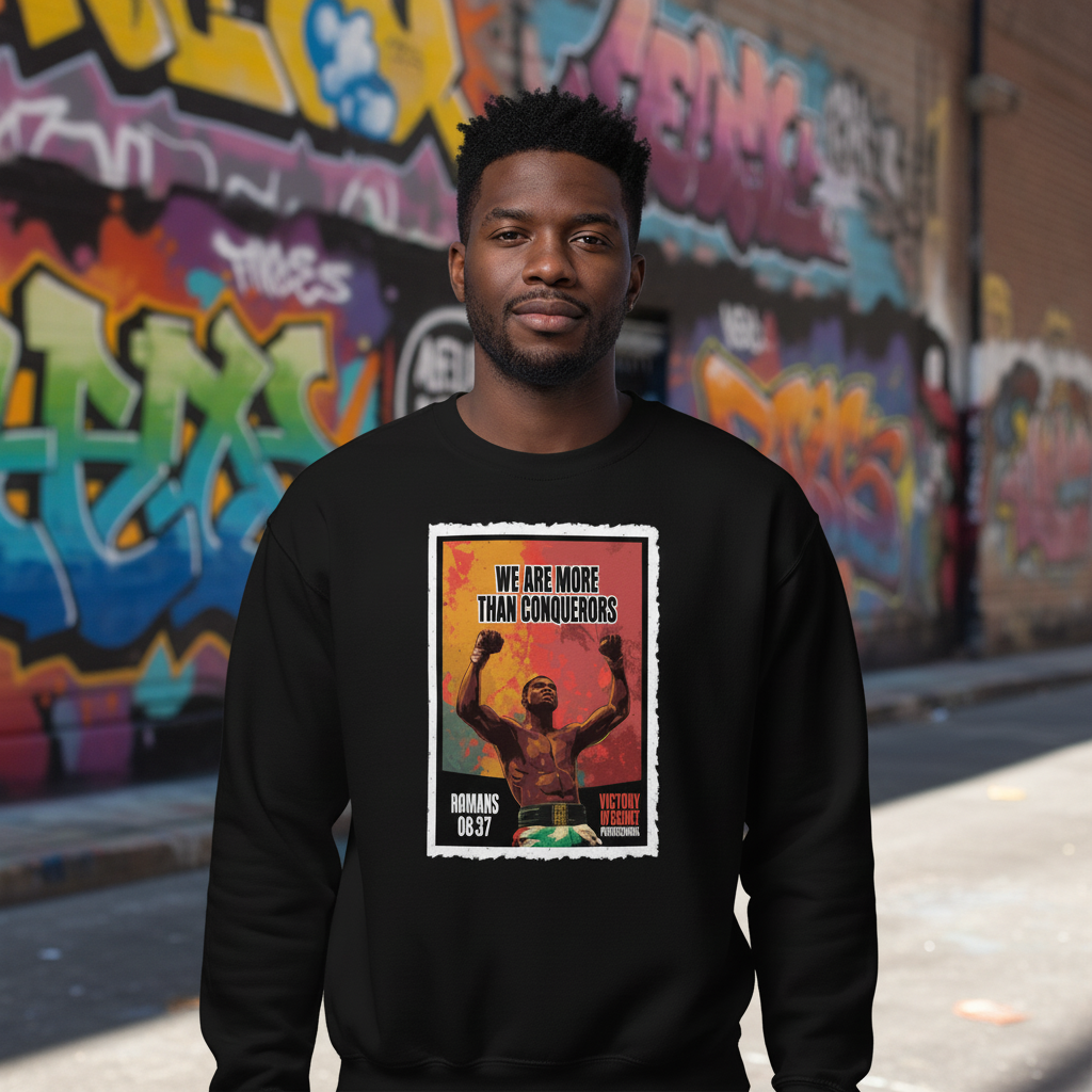 "More Than Conquerors" - Unisex Sweatshirt