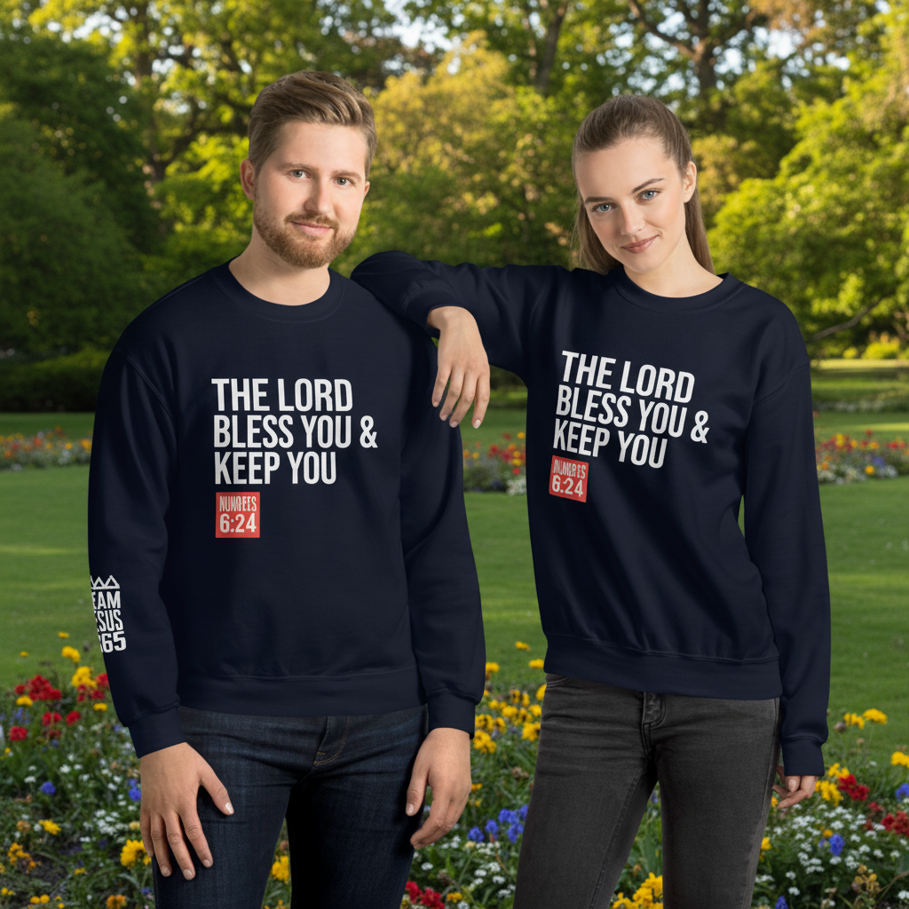 Numbers 6:24, 26 - Unisex Sweatshirt