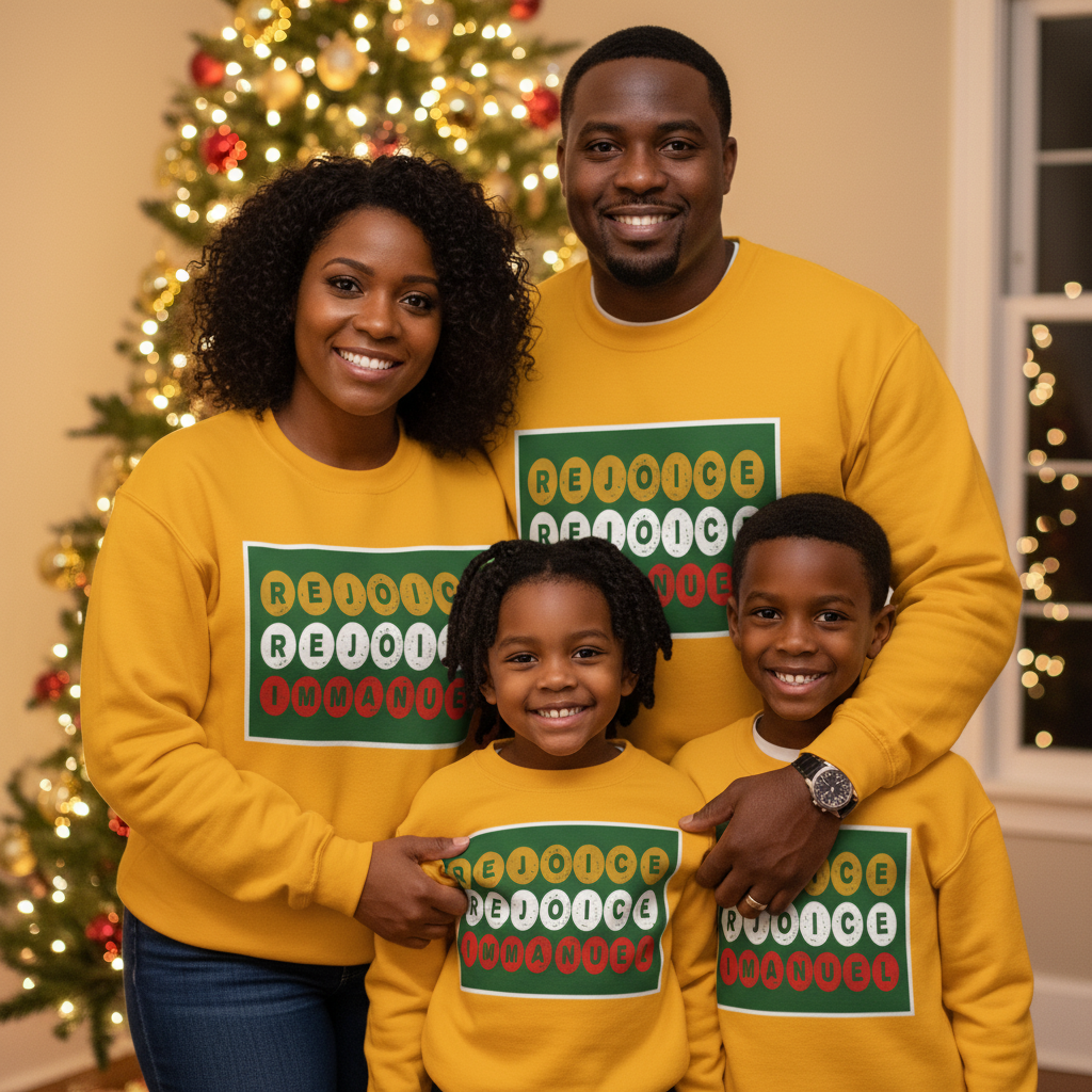 Rejoice Immanuel - Unisex Crewneck Sweatshirt