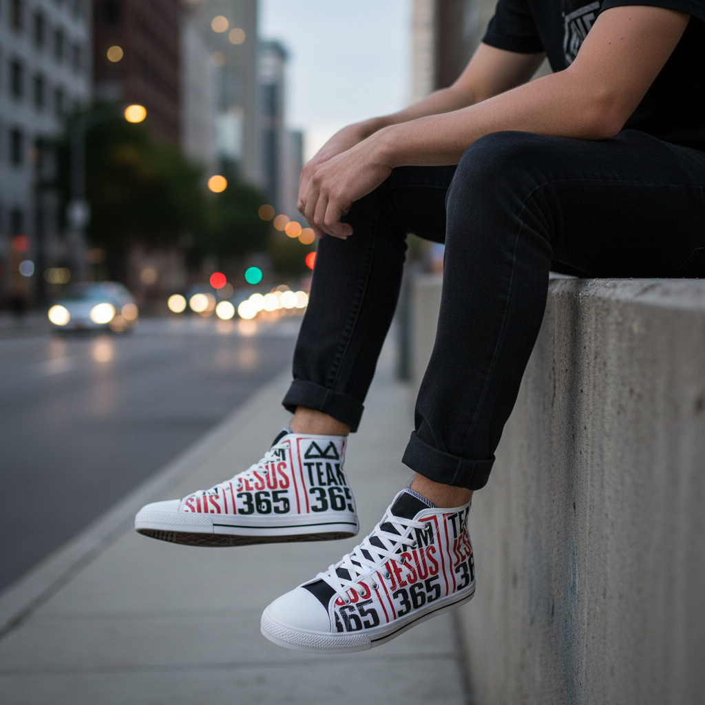 Team Jesus 365  (Branded) - Men's High Top Sneakers
