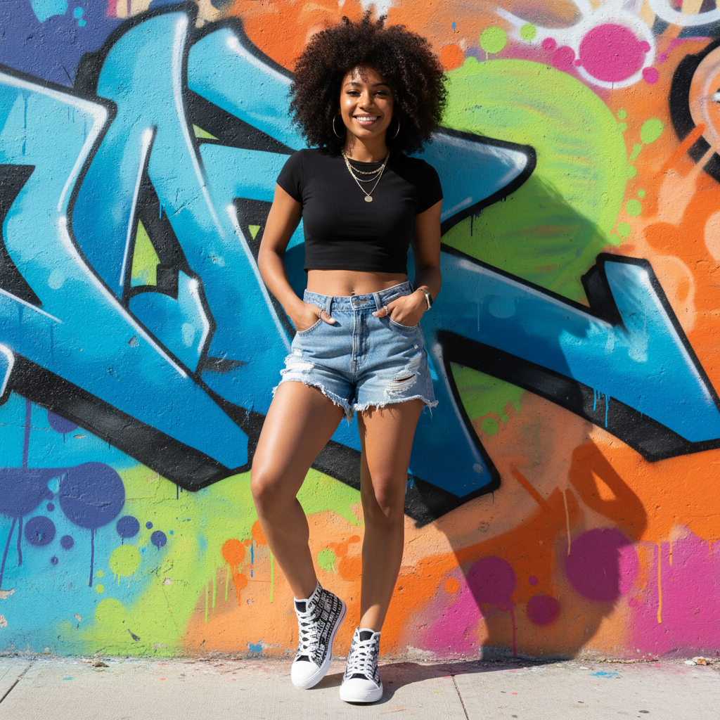 "Walk by Faith" - Women's High Top Sneakers