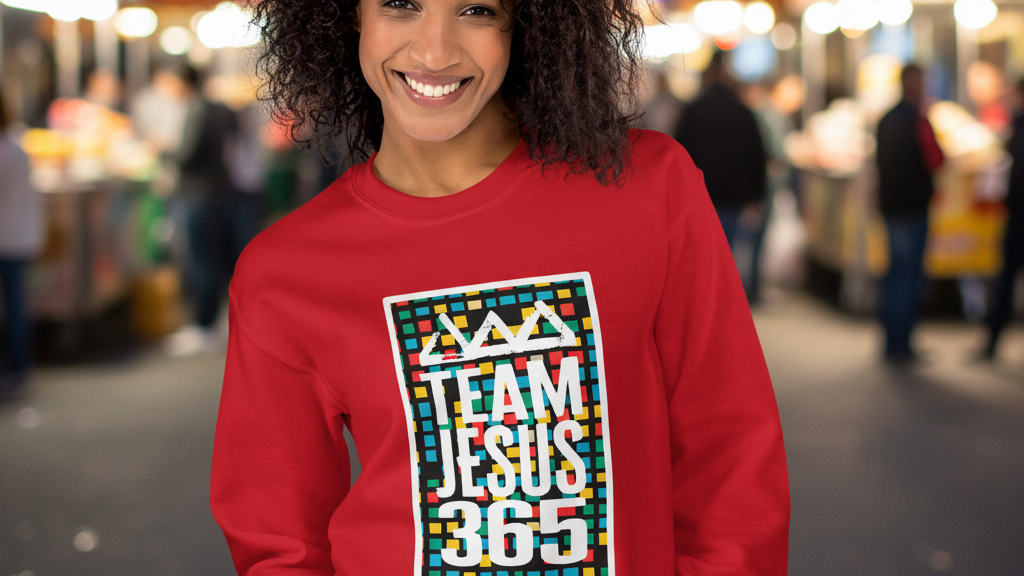 Team Jesus 365 (Branded - Mosaic) Unisex Sweatshirt