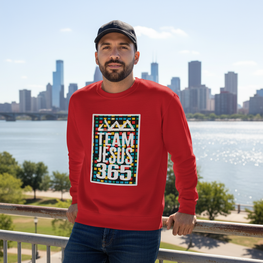 Team Jesus 365 (Branded - Mosaic) Unisex Sweatshirt