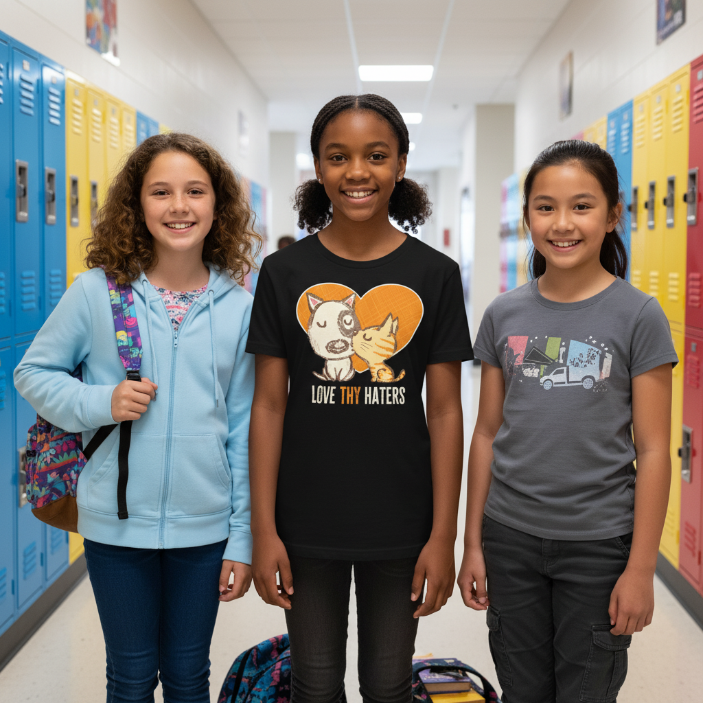 "Love Thy Haters" - Youth Short Sleeve T-Shirt