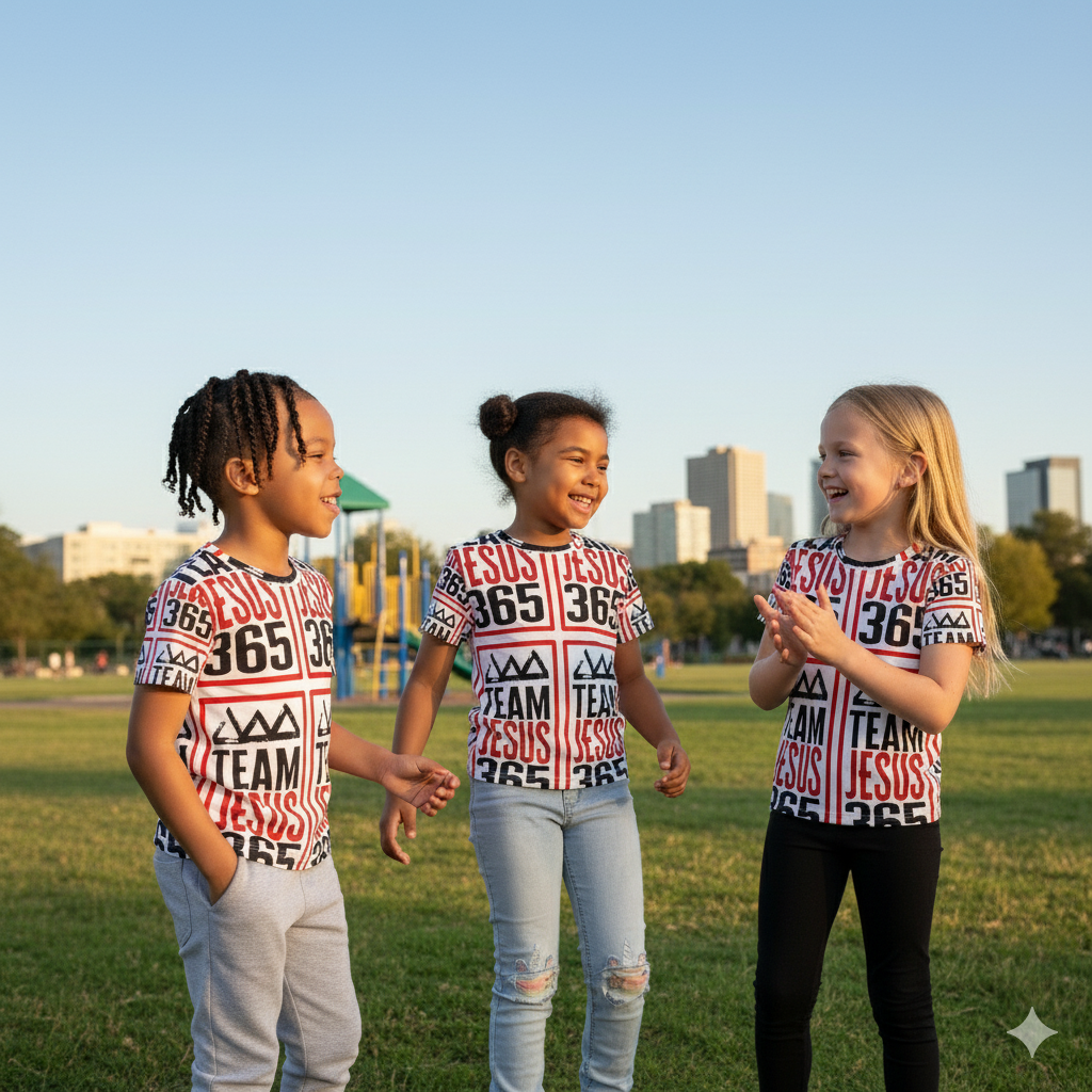 Team Jesus 365 (Branded) - Kids Crew Neck T-shirt