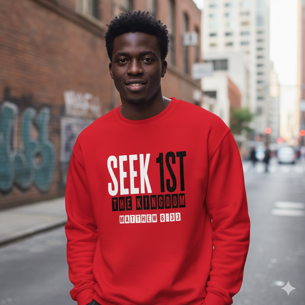 "Seek 1st the Kingdom" - Unisex Sweatshirt