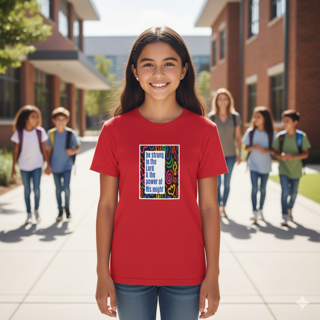 Ephesians 6:10 - Kids Heavy Cotton™ Tee